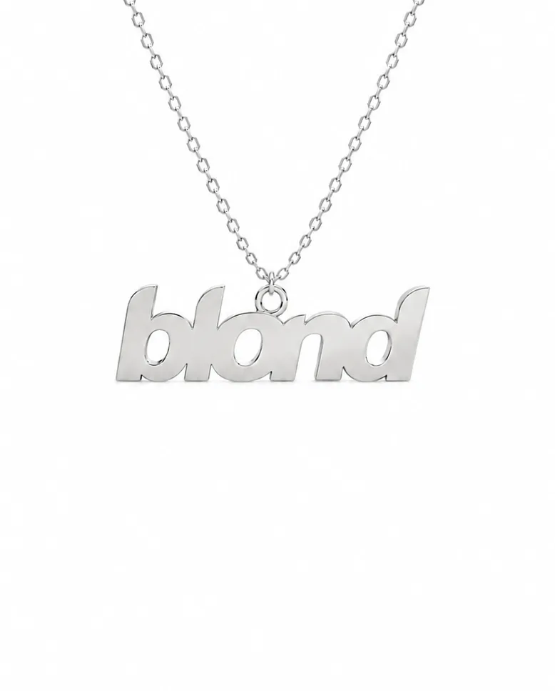 BLOND PENDANT - کاین نقره ۹۲۵