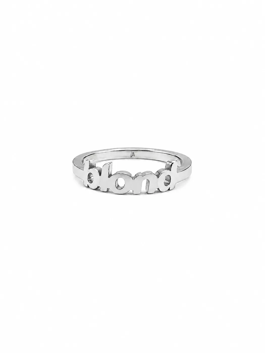 BLOND V2 RING - کاین نقره ۹۲۵
